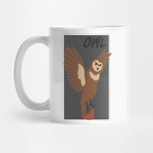 Classy Retro Vintage Owl Shirt for Wildlife Lovers Mug